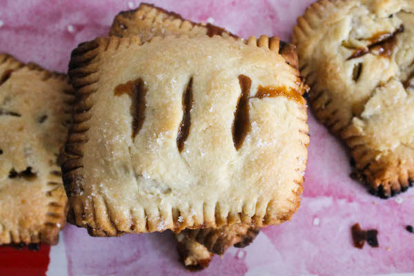 salted caramel apple individual hand pies